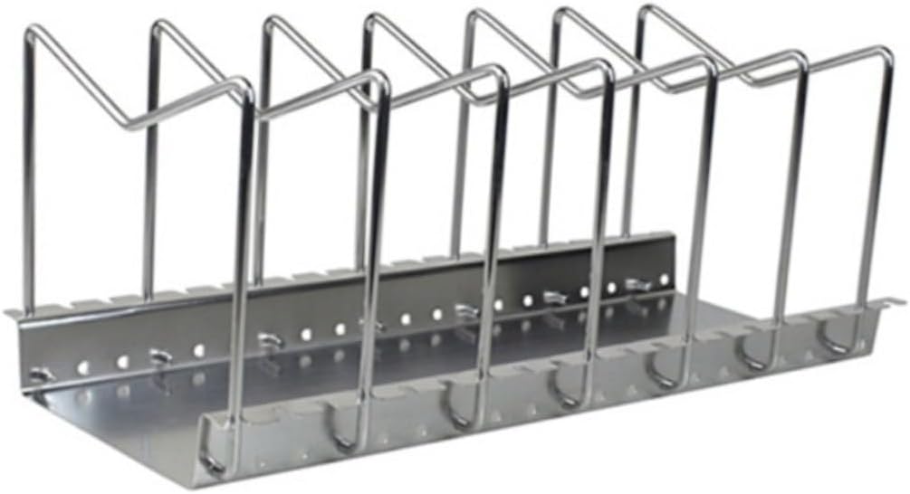 Stainless Steel Pot Lid Rack Compartment Lid Organizer for Kitchen Pan Cutting Board Holder