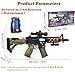 JOCOUNY Toy Machine Gun Light Up Toy with LED Lights & Sound Effect & Barrel Telescopic Actions, Pretend Play Props Toy Guns, Gifts for Boys Kids (Batteries Not Included) (JQ211)