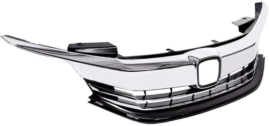 Bewild Front Radiator Grille Fit for 2016 2017 Honda Accord Front Bumper Upper Grille Grill Replacement For 71121T2FA51, HO1200229