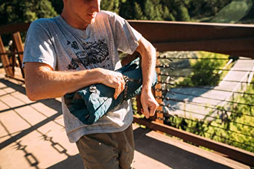 Crazy Creek Hex 2.0 Longback Chair For Backpacking, Camping And Stadium Use, Extra Width & Back Height For Comfort, 250 Lbs Weight Capacity, Adjustable Straps W/Rock Lockster (R) Buckles #TOP6