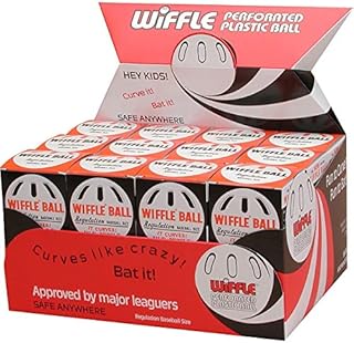 Wiffle Ball Original Brand Baseballs, Regulation Baseball Size, 24 Count