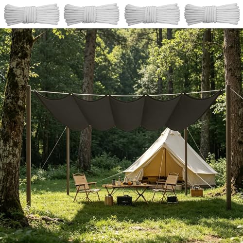 Toldo vela de sombra rectangular gris oscuro de 70 x 250 cm impermeable con ojales 2