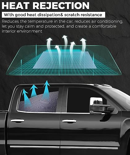 Image of Car Window Tint Film 15% VLT, 30 inch in x 15' FT UVR 99% Heat& UV Block, Scratch Resistant, undisturbed Signal, Privacy Film for Windshield, Professional Auto Car Tint Roll