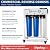iSpring CRO1000 4-Stage Tankless Commercial Reverse Osmosis Water Filtration System, for House, Restaurant, Small Business, and Light Industrial Use,1000 GPD High Flow, Upgraded Size Filters
