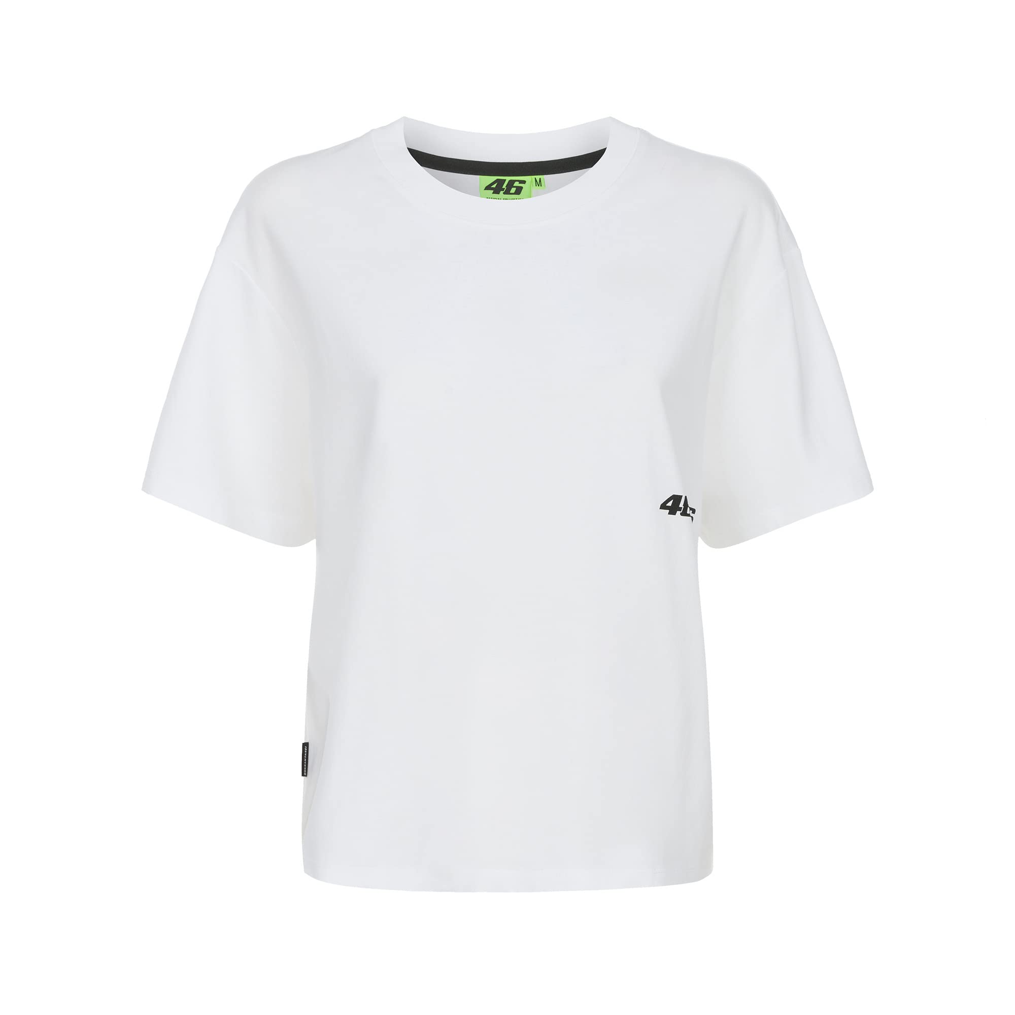 VR 46 Baby Girls' Core 46 T-Shirt, White, L
