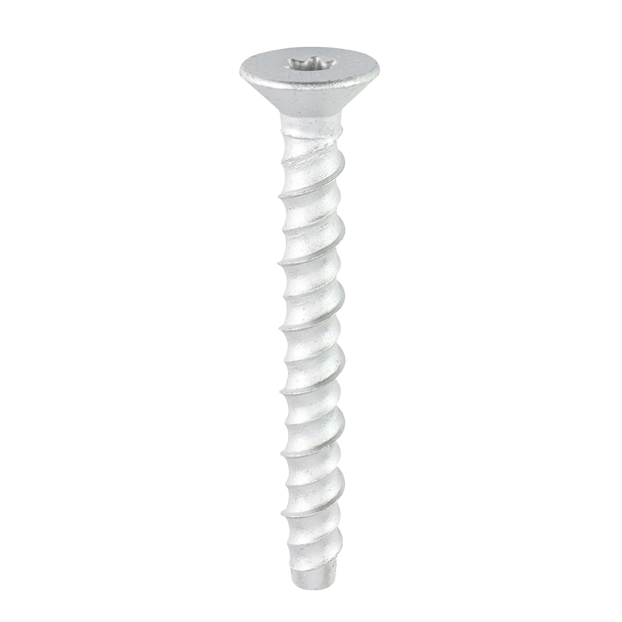 [FIXINGS DIRECT] Countersunk Concrete Bolt Fixing | 1000 Hour Salt Spray Tested | Multiple Sizes | Multi-Fix Thunderbolt Masonry Anchor TX50 Head With Self Drilling Thread | (M8 x 75mm (20 Pack))