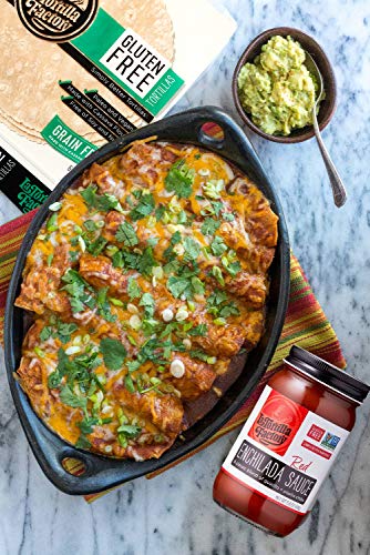 La Tortilla Factory Gluten Free Enchilada Variety Pack, Includes 6-pk Cassava Tortillas, 8-pk Yellow Corn Tortillas, 2 Authentic Side Dishes, 1 Red Enchilada Sauce - Thumbnail 3