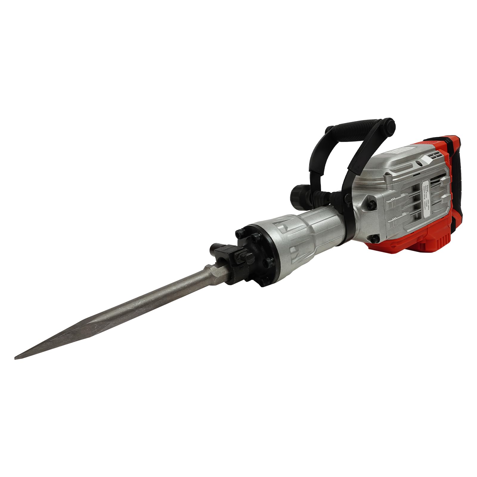 Martillo de demolición, martillo de percusión, martillo de 1700 W, 60 J, martillo neumático con 1900 bpm, motor de cobre, mango de 360°, para demolición de concreto, piedra y pared
