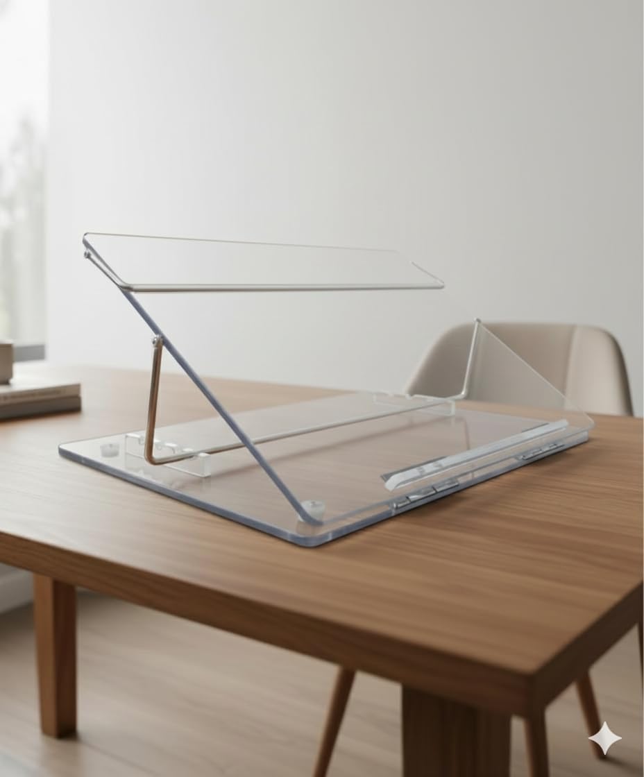 LUVYANSH Writing Table Top Elevator Desk (P.S Sheets)7m.m Small Size (12 * 16) inch Transparent Clear (Make in India).-picture-29