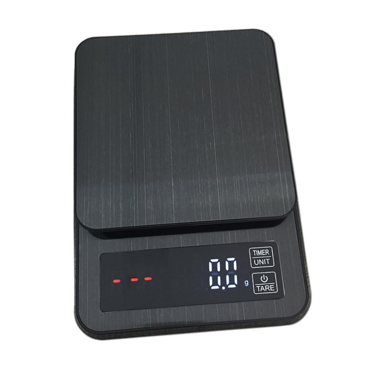 ULTECHNOVO Balance Électronique de Cuisine avec Minuterie Capteurs Haute Précision Écran LED Alimentation USB pour Café Cuisson et Pâtisserie sans Pile Portable et Stable