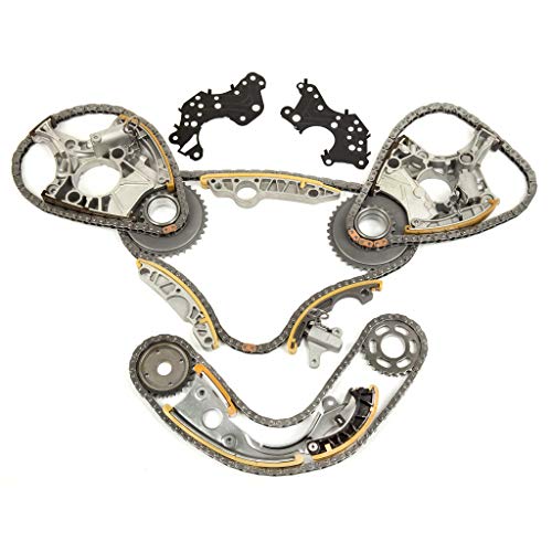 Evergreen TK9032 Timing Chain Kit Compatible With 05-09 Audi A4 A6 A8 Allroad Quattro 3.2 AUK BKH BYU