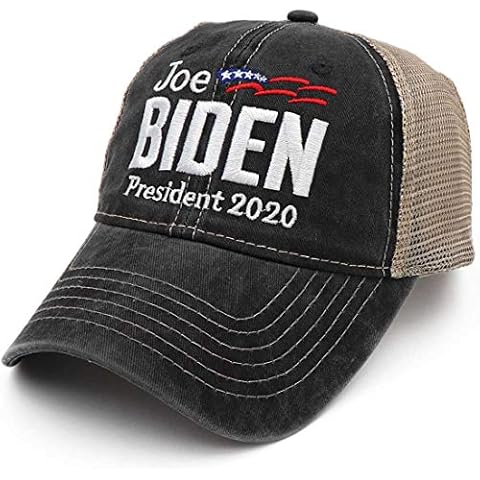 LAIFEKE Joe Biden 2020 President Election Baseball Cap Breathable Mesh Sunhat Trucker Hat (Black) Cover
