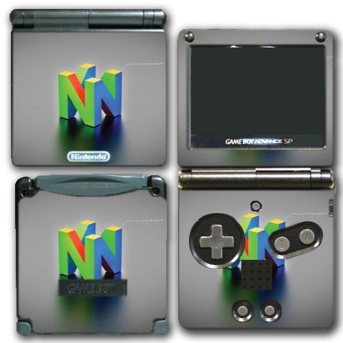 Retro N64 Nintendo 64 Logo Art Design Video Game Vinyl Decal Skin Sticker Cover For Nintendo Gba Sp Gameboy Advance System Buy Online In Martinique At Martinique Desertcart Com Productid