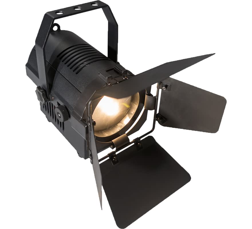 ZVH Mini Fresnel Spotlight 50TZ, 50W LED Manual ZOOM-6500K Studio Lights, Dimmable Warm White & Cold