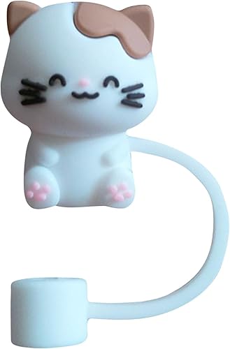 Miniatura 4 de 3 fundas para pajilla, 0.31 pulgadas, tapas de popote de silicona para accesorios de copa Stan-ley, protector a prueba de polvo, tapas reutilizables