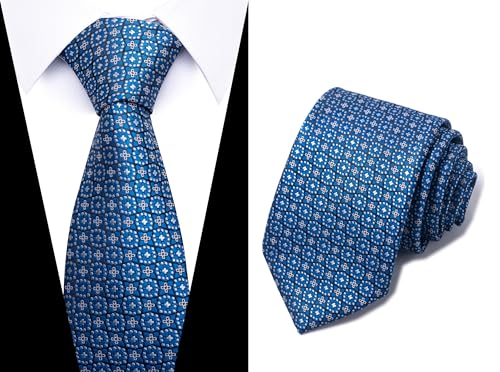 Image of Passabin Tie For Men Necktie Woven Jacquard Neck Ties Set 6 PCS