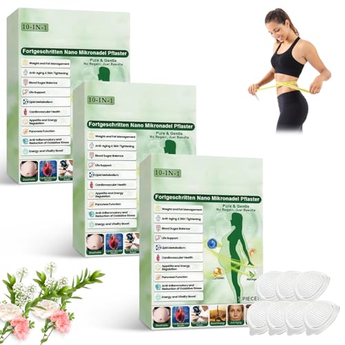 KOAVDMT Moringa Berberine Patches 2026 New Upgraded Style Moringa 10-in-1 Nano Microdarts Patch Natural Skin Care Patchs for Women and Men Suitable for All Skin Types(3 Boxes)