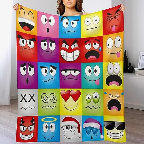Cartoon Blanket, Super Soft Large Fluffy Enlarged Blanket 50”x40” for Boys and Girls, Young Adults Blanket Throw Warm Super Soft Comfort for Travel Outdoor Home Lover Gifts
