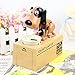 Cestlafit Cute Choken Bako Cachorro Hambriento Comer Perro Coin Bank, Banco De...