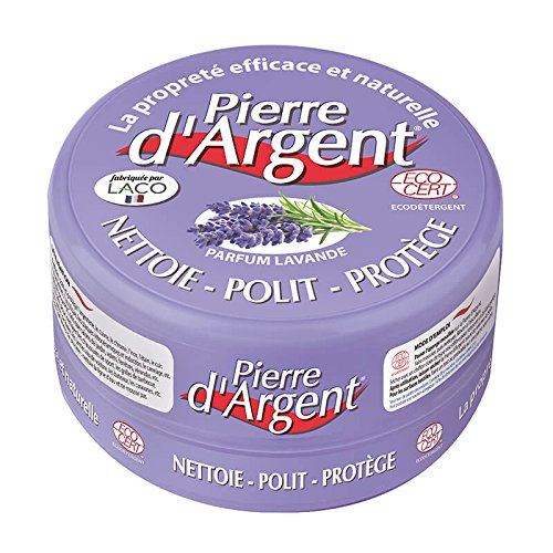 Pierre d'argent Lavande 300g - Pierre Blanche Naturelle de Nettoyage Parfum Lavande