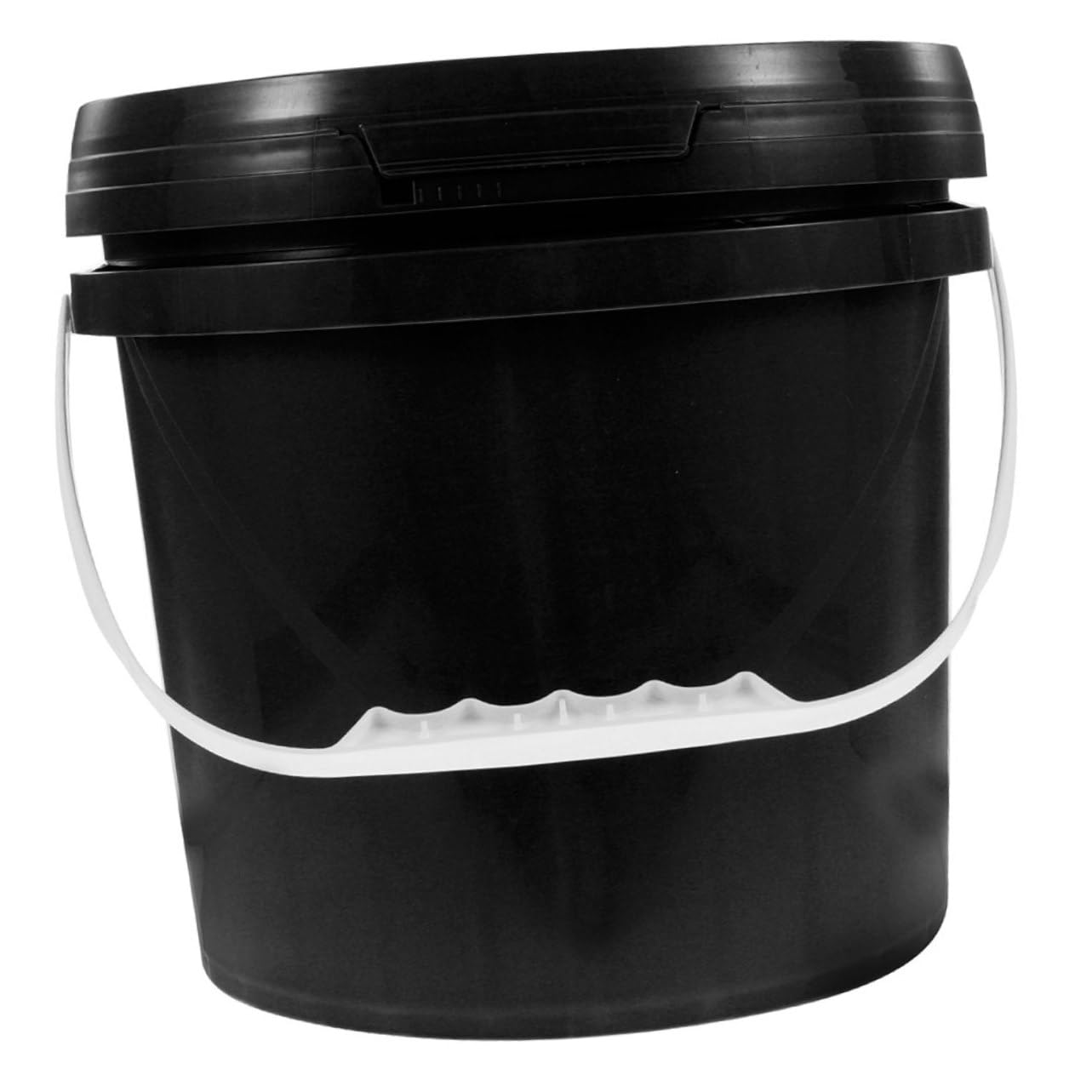 UKCOCO Cubo De Pintura Reutilizable Asa y Tapa para Almacenamiento De Pintura y Pigmentos Envase De Plástico Multifuncional para Uso Doméstico