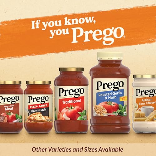 Image of Prego Artisan Four Cheese Alfredo Pasta Sauce, 14.5 oz Jar