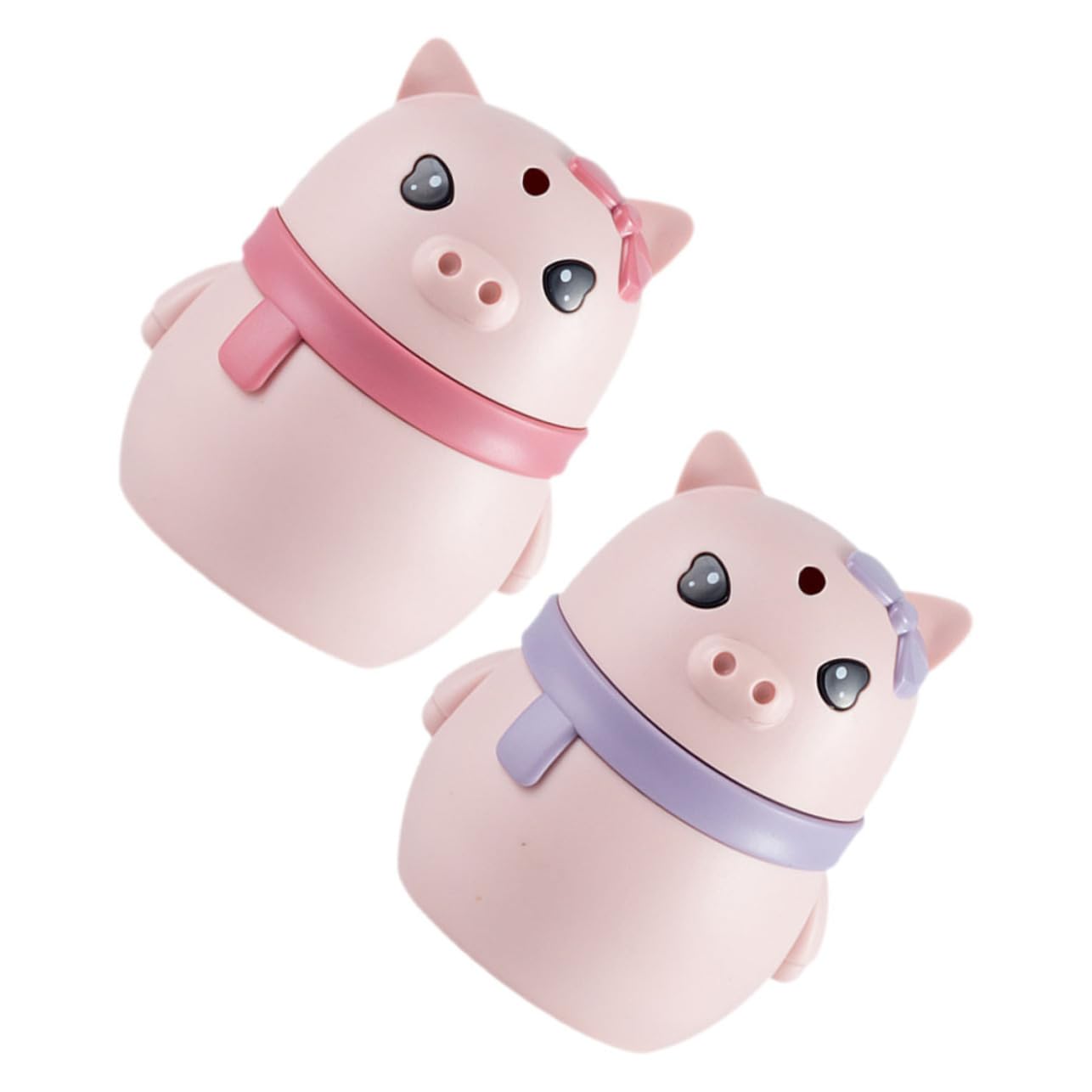 SOLUSTRE 2pcs Cartoon Pig Toothpick Holders Automatic Toothpick Dispenser for Home Restaurant Convenient Design