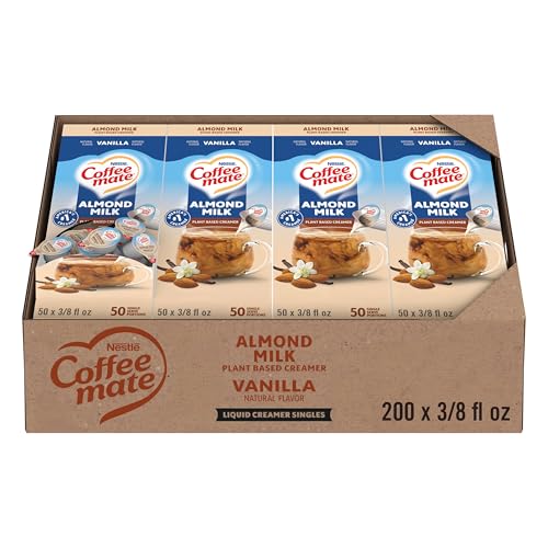 Coffee-mate Almond Milk Creamer Singles (Pack of 200)