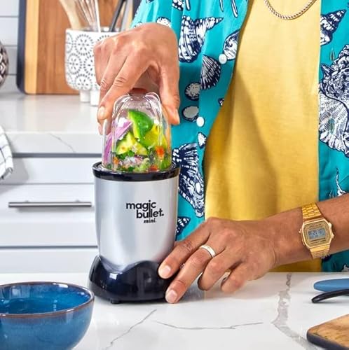 Magic Bullet® Mini 14 Oz. Compact Personal Blender Silver/Black #TOP6