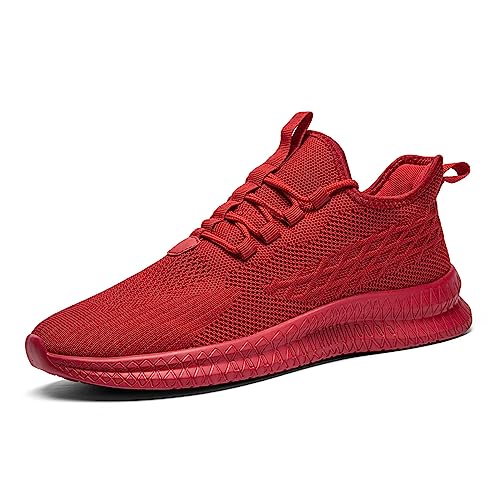 Image of Mens Walking Shoes Tennis Slip on Sneakers Running Jogging Athletic Gym Ultra Lightweight Breathable Comfortable Non Slip Fashion
