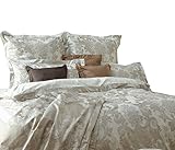 1 X federa 70 x 90 cm curt Bauer biancheria da letto Mako broccato Louis XIV misura 140 X 200 + 70 x 90 cm colore argento antico