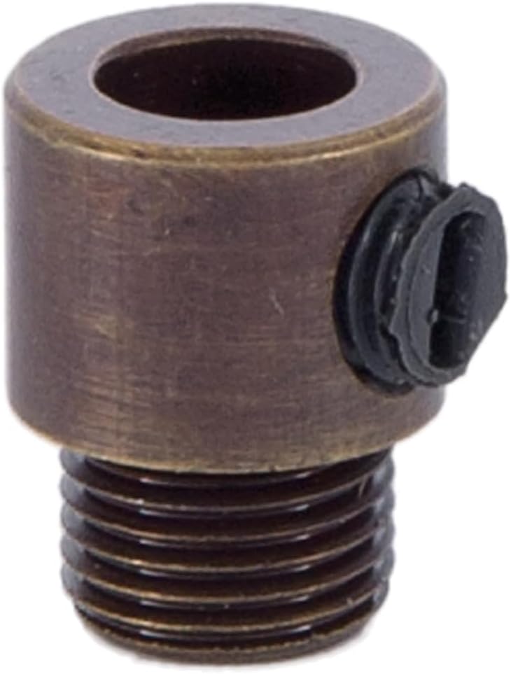 B&P Lamp® Antique Brass Cord Set Screw Bushing
