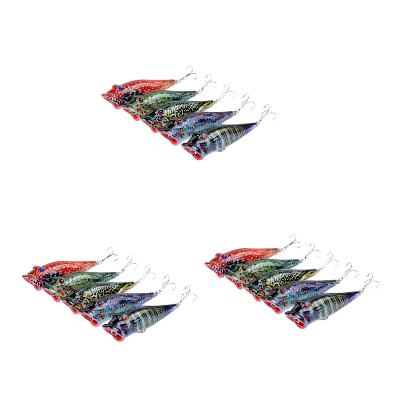 BESPORTBLE 15 Pezzi Di Esche Da Pesca Esche Per Acque Profonde Da Pesca Esca Completa Verniciata