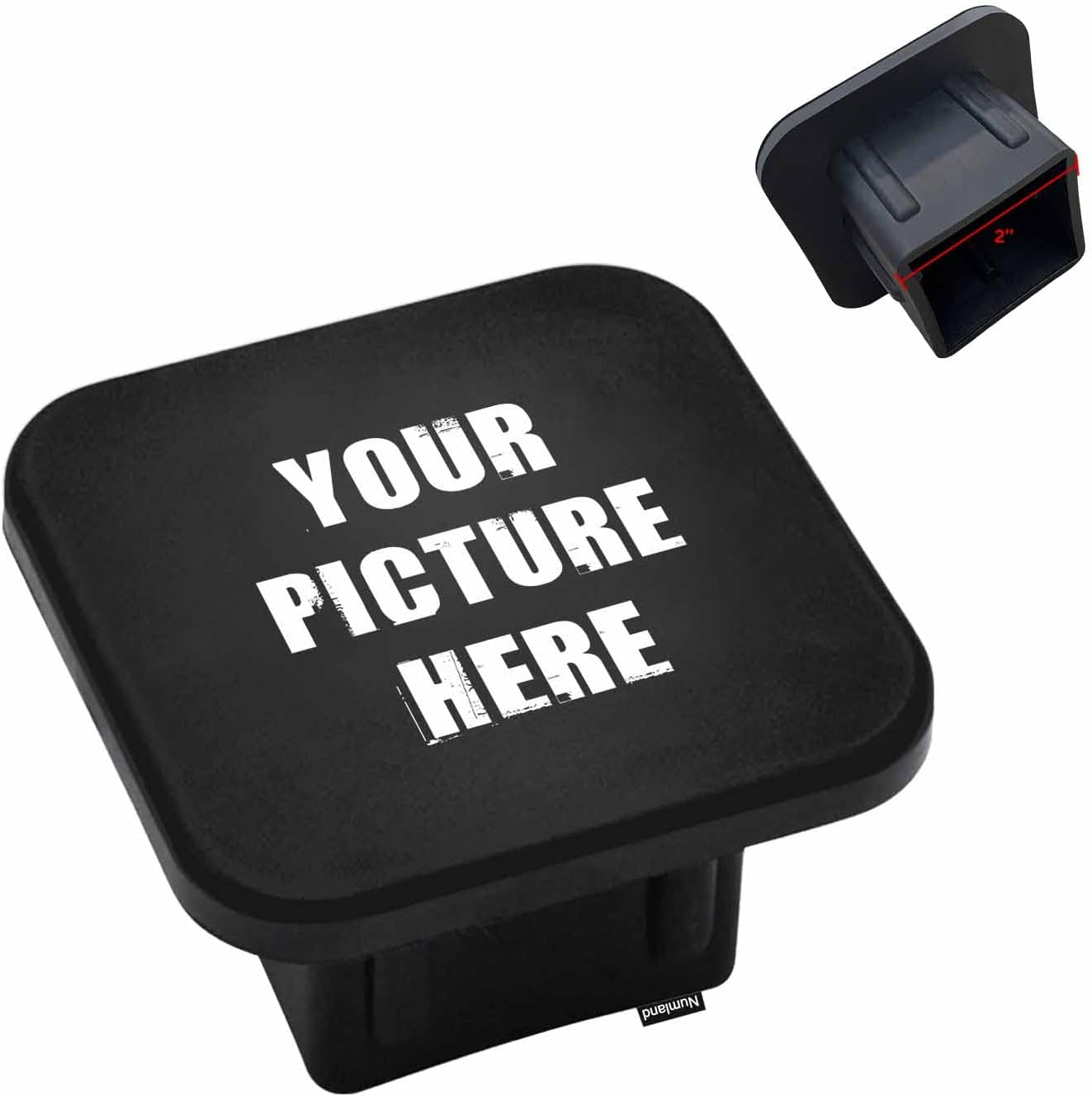 Numland Customize Your AUTO Trailer Hitch Cover, Custom