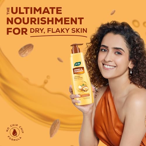Joy Honey & Almonds Ultimate Nourishing Body Milk Lotion 600ml With Shea Butter & Vitamin E | Prevents Dryness & Provides Intense Moisturization for Dry Skin (Image - 2)