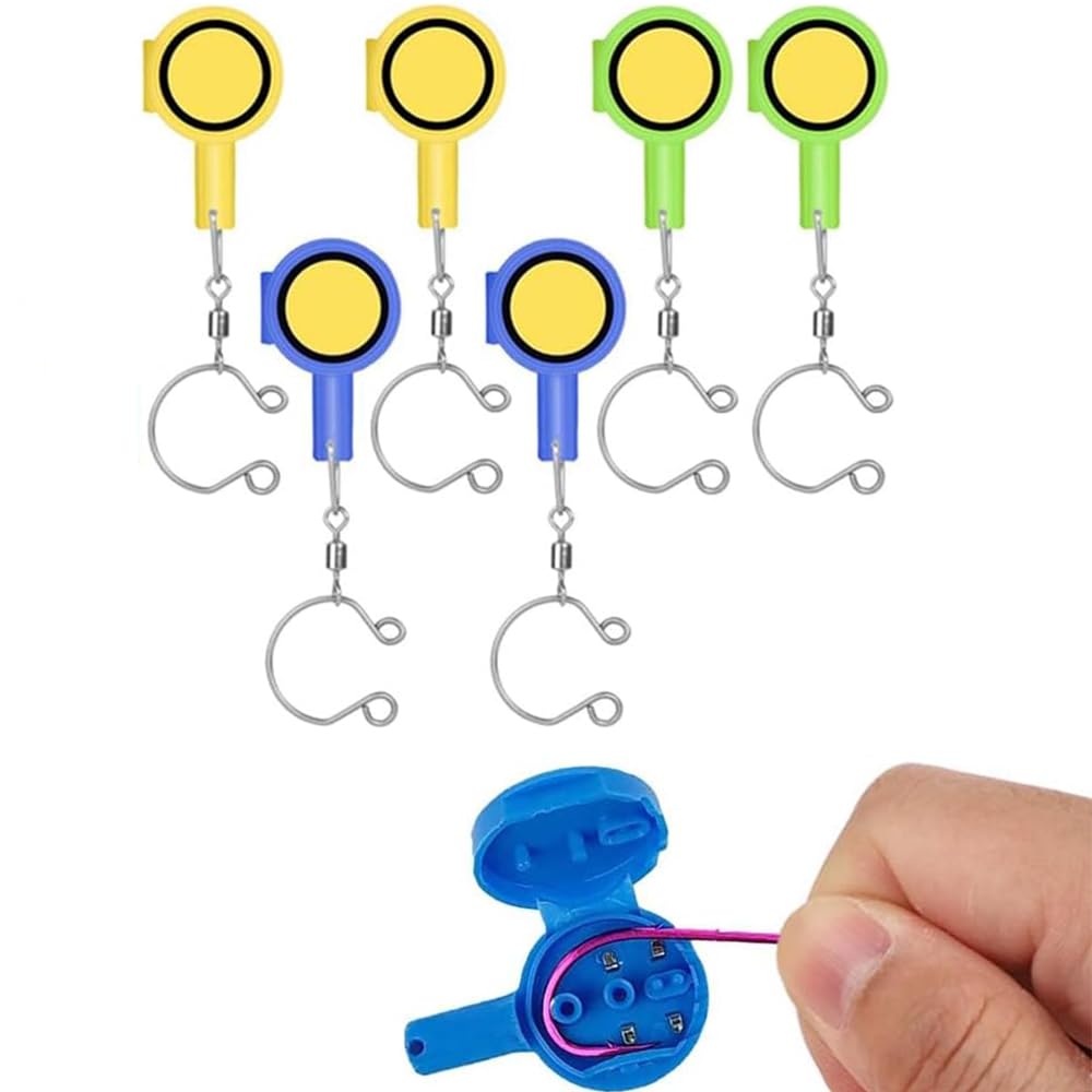 4 Pcs Fishing Knot Tying Tool Protect from Fish Hooks Tie Fishing Knots Easily Cool Gadgets for Fishermen Ice Fly Fishing Fishing Accessories for Beginner Anglers Nail Knot Tool