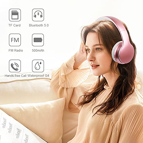 I love e iFecco Casque sans fil Bluetooth, Casque stéréo sans fil pliable, microphone intégré, casque Bluetooth sans fil… - Les Beatles, Paul McCartney, John Lennon, RIngo Starr, George Harrison I love e iFecco Casque sans fil Bluetooth, Casque stéréo sans fil pliable, microphone intégré, casque Bluetooth sans fil… – Image 7