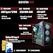 SYSTEMTREFF Basic Gaming PC AMD Ryzen 7 5700G 8x4.6GHz | Radeon RX Vega 8 4K HDMI DX12 | 1TB M.2 NVMe | 32GB DDR4 RAM | Windows 11 | WLAN Desktop Computer Rechner für Gamer, Zocker