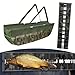 Violiica Heavy Duty Fishing Weigh Bag with Foldable Design and Waterproof Measure Ruler for Bass and Carp Transport, 117cm Capacity