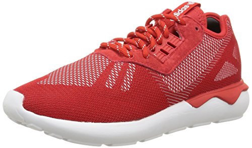 adidas Tubular Runner Weave, Baskets homme - Rouge (Scarlet/Scarlet/White), 40 2/3 EU (7 UK) (7.5 US)