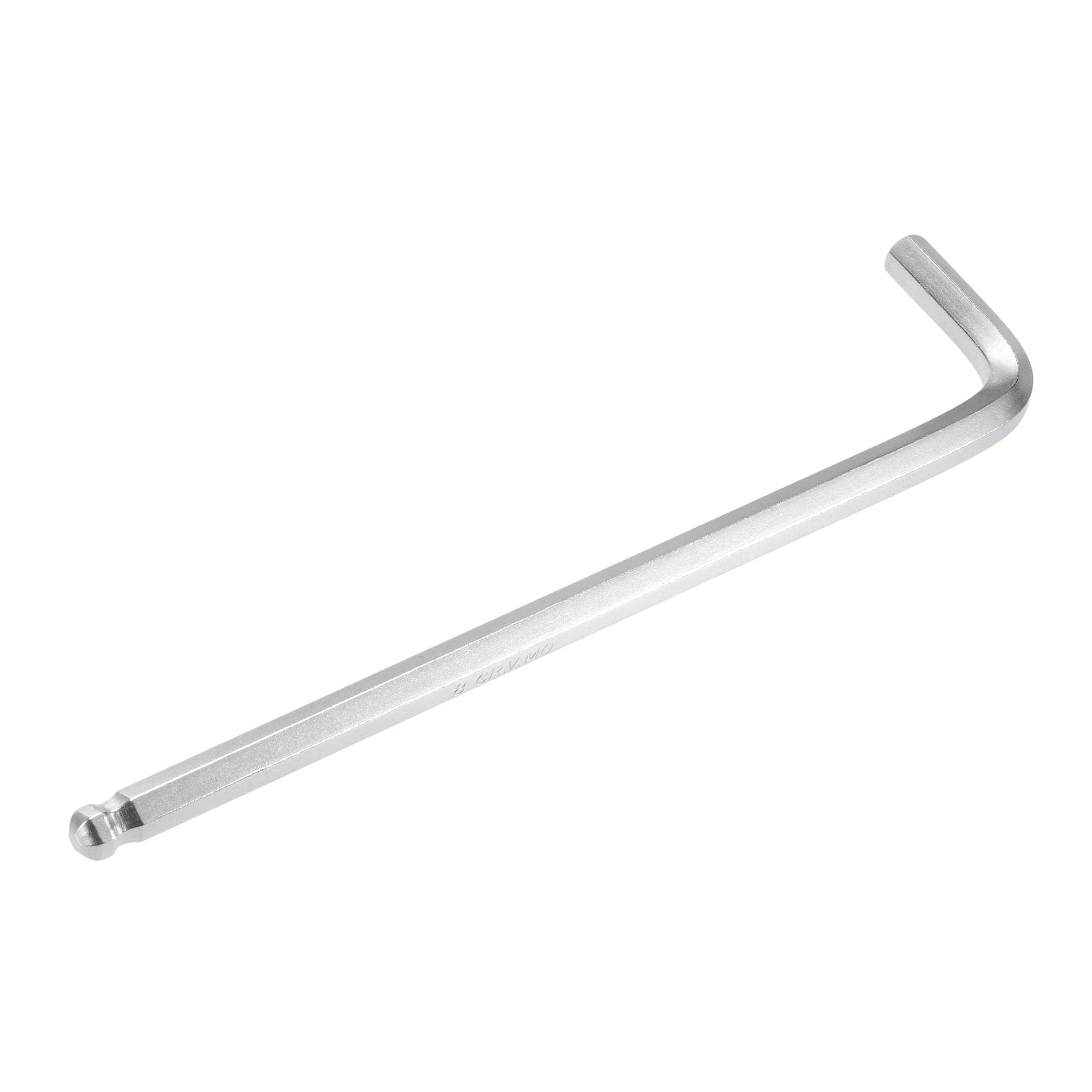 TOP-VIGOR 8mm Ball End Hex Key Wrench, L Shaped Long Arm Allen Key for Household DIY Professional Machine Repairing, CR-V - Image 4