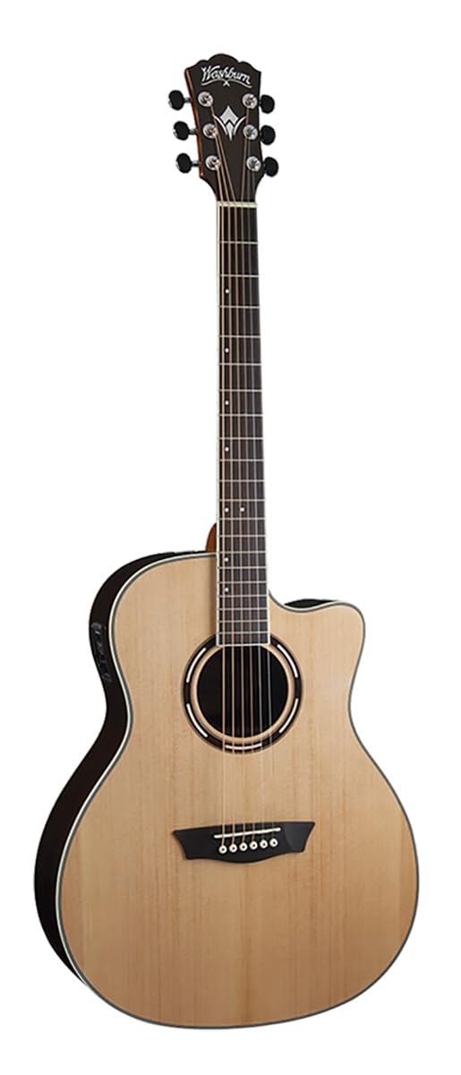 Amazon.com: Washburn AG70CEK-A Apprentice Series Acoustic Electric