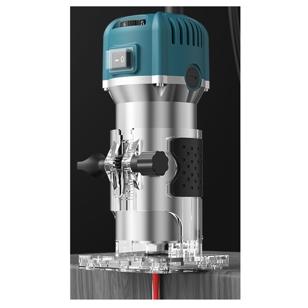 Máquina de Corte, Fresado y Ranurado CNC de 6 Velocidades y 800 W para Carpintería con Enchufe Europeo. EU Plug