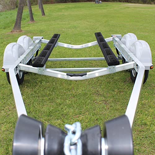 image for NOVINO 8PCS Boat Trailer Bunk Slide Pads and 2PCS Boat Trailer Glide B