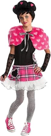 Rubie's Drama Queens Child Frankie's Girl Costume - Medium (6-8), Halloween Dress With Tights & Boot Covers - View #6