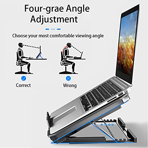 Base para laptop con cooler ajustable 12-16 pulg miniatura 4