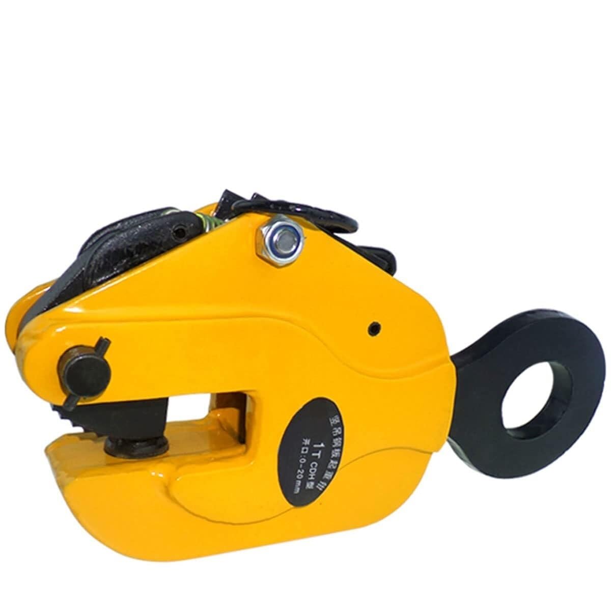 Alloy Steel Integral Forging Handling Lifting Equipment,1T/2T/3T/5T Vertical Plate Clamp Steel Sheet Lifting Clamp Jaw Opening 0.78 Inch/1.18 Inch/1.37 Inch/1.96 Inch(2T)