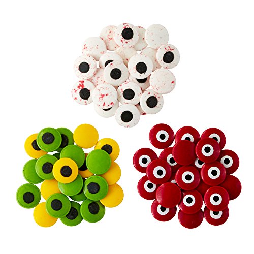 Wilton Halloween Candy Eyeball Sprinkles Set, 3-Piece