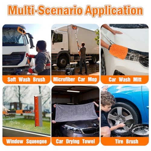 LAANPOLE 12FT Car Cleaning Kit