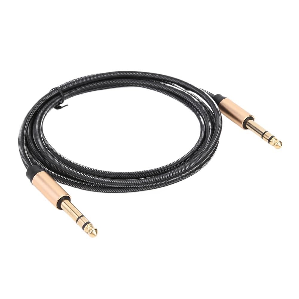 Kabel instrumentu gitarowego 1,8 m 6,35 mm męski na męski TRS kabel audio stereo profesjonalny kabel gitarowy